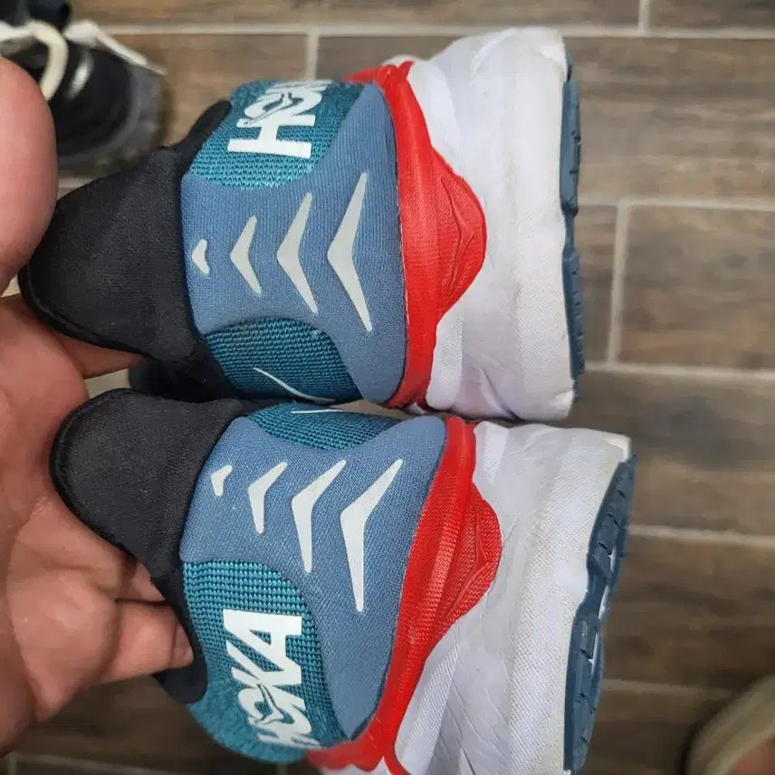 [BUNJANG] Hoka Running Shoes Blue/Red 265 / 호카 런닝화 블루/레드 265