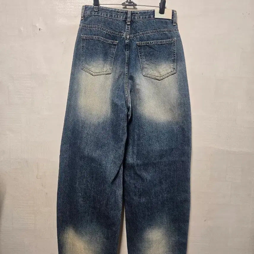 [BUNJANG] OOTJ Washing Wide Denim Pants (Medium) / OOTJ 워싱 와이드 데님팬츠 M