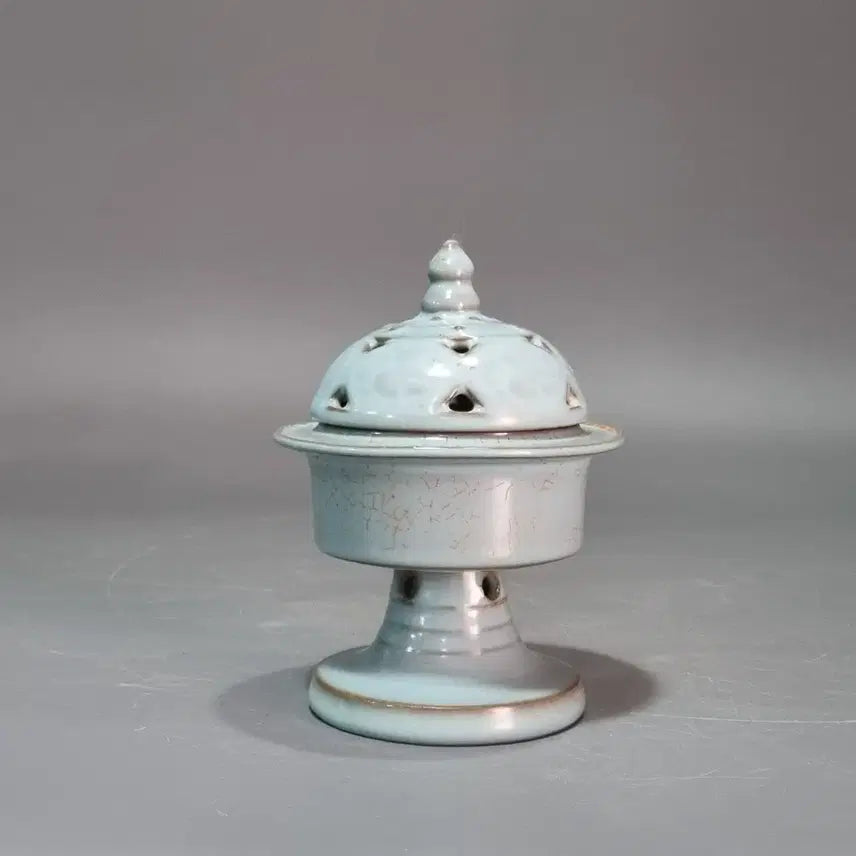 [BUNJANG] Goryeo Celadon Incense Burner / 여요 천청유청자 향로. 높이 14.5