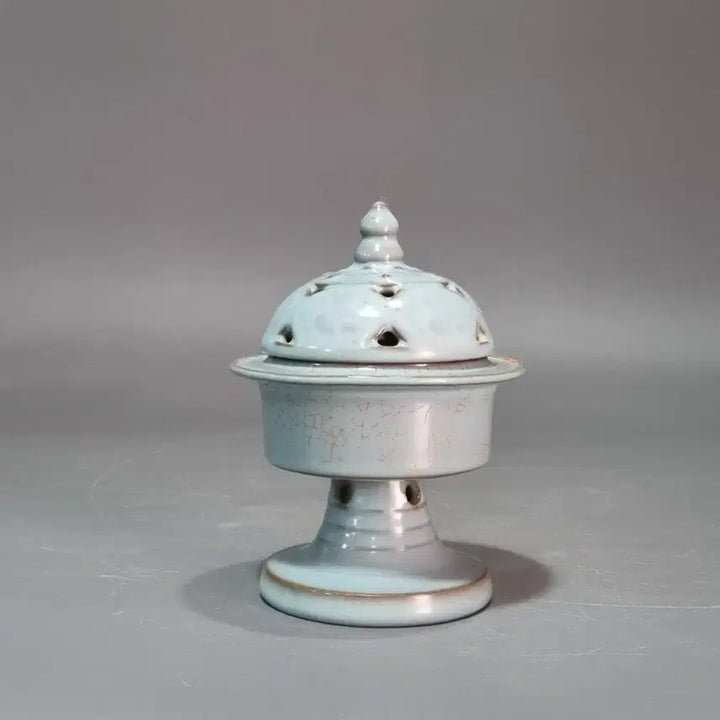 [BUNJANG] Goryeo Celadon Incense Burner / 여요 천청유청자 향로. 높이 14.5