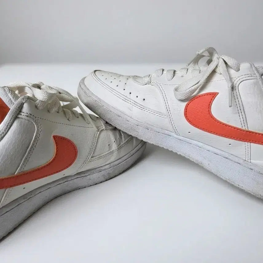 [BUNJANG] Nike Court Vision Low Orange Sneakers / 나이키 코트비전 로우 오렌지 260