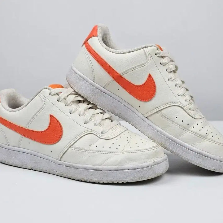 [BUNJANG] Nike Court Vision Low Orange Sneakers / 나이키 코트비전 로우 오렌지 260