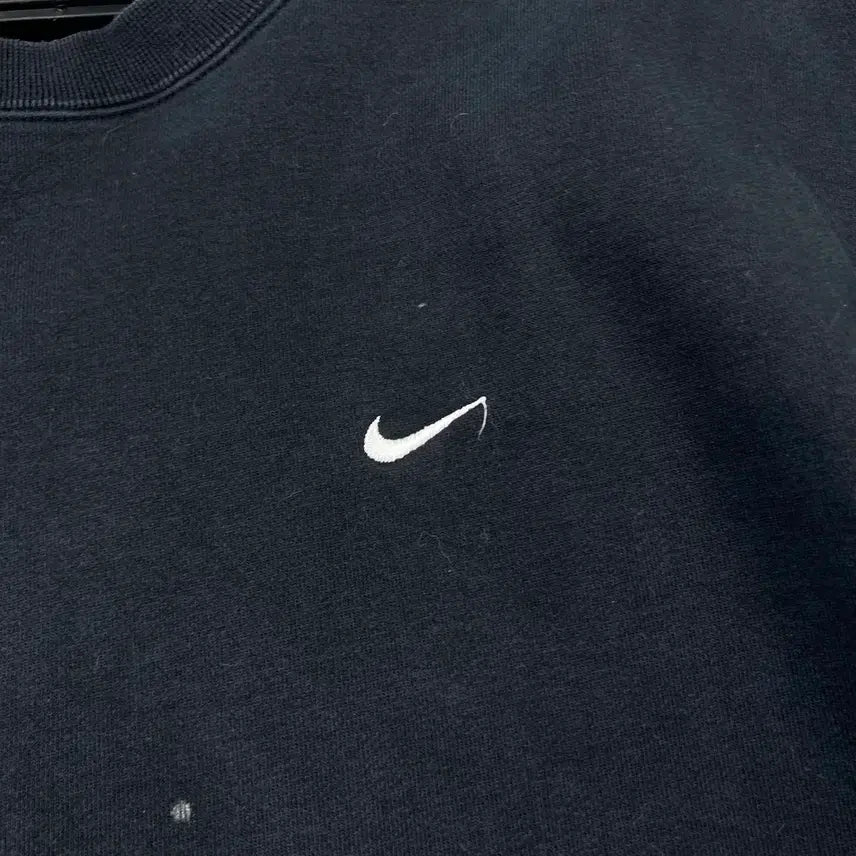 [BUNJANG] Nike NRG Swoosh Black Sweatshirt / 나이키 NRG 스우시 블랙 맨투맨
