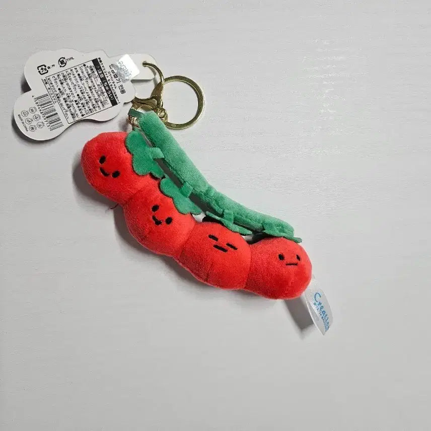 [BUNJANG] Authentic Japanese Cherry Tomato Plush Keychain / (새상품) 정품 일본 방울토마토 인형 키링