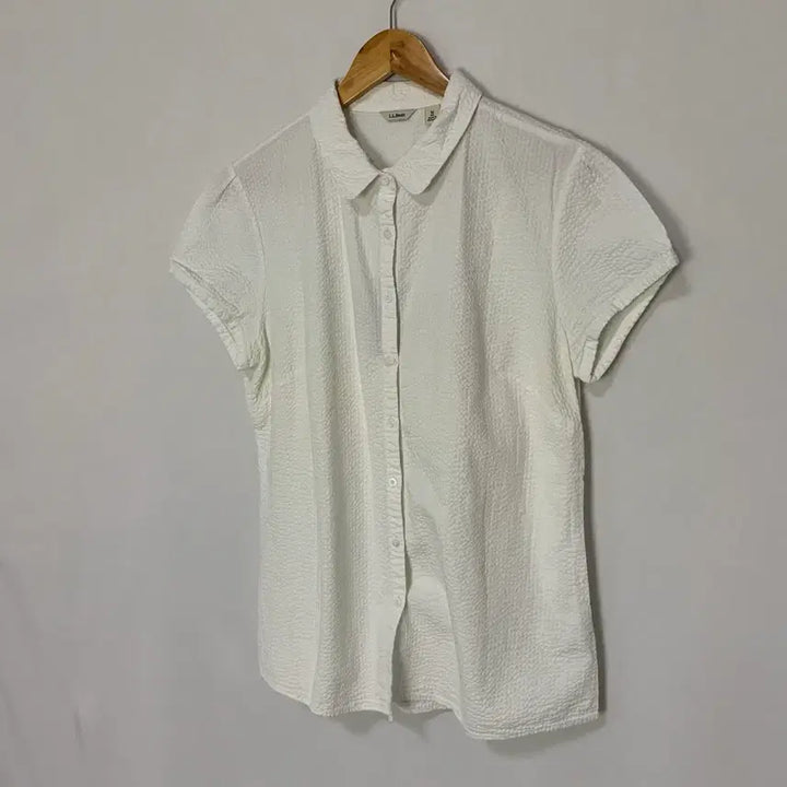 [BUNJANG] LLBean Embroidered Short Sleeve Shirt Blouse Women&