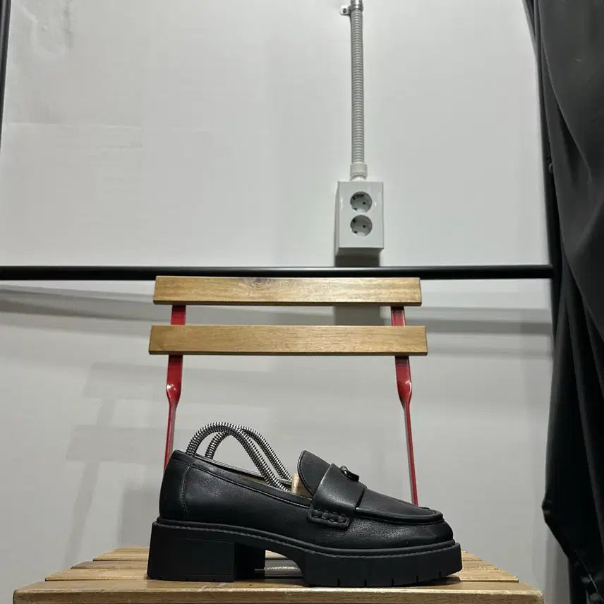 [BUNJANG] Coach Ria Loafers Black Leather Women&