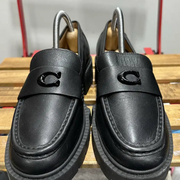 [BUNJANG] Coach Ria Loafers Black Leather Women&