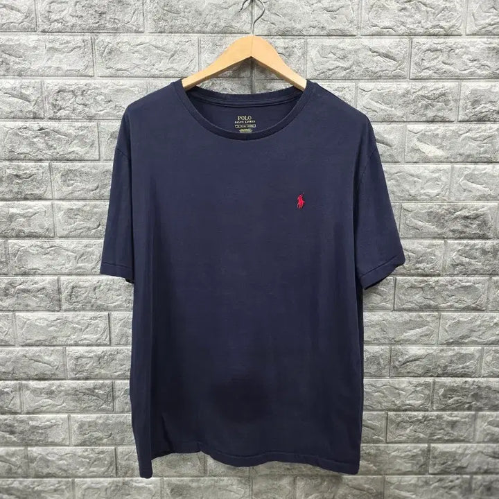 [BUNJANG] Polo Ralph Lauren Navy Short Sleeve T-Shirt Size L / 폴로 랄프로렌 네이비 반팔 티셔츠  사이즈 105