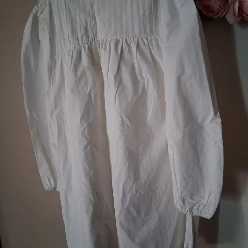 [BUNJANG] White Mini Dress with Pintuck Detail / 화이트  원피스