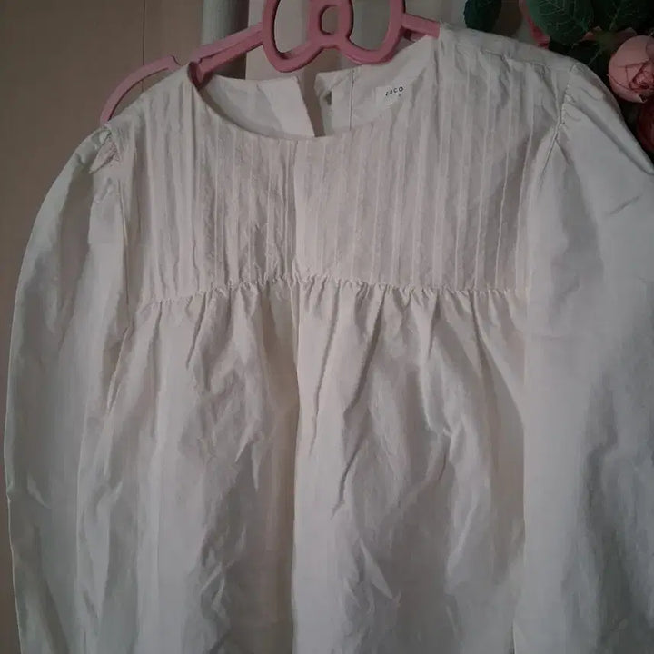 [BUNJANG] White Mini Dress with Pintuck Detail / 화이트  원피스