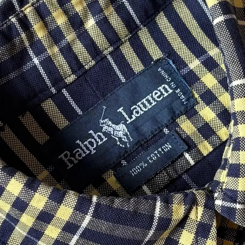 [BUNJANG] Polo Ralph Lauren 90s Oxford Check Shirt / [102-105] 90s 폴로 랄프로렌 Oxford 체크 셔츠