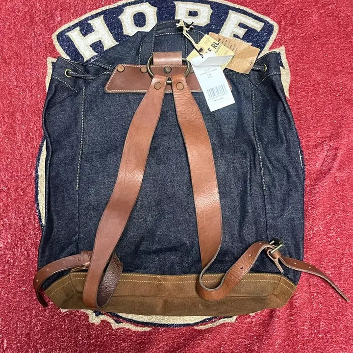[BUNJANG] RRL Denim Rucksack Backpack / 더블알엘(RRL) 데님 럭색 백팩