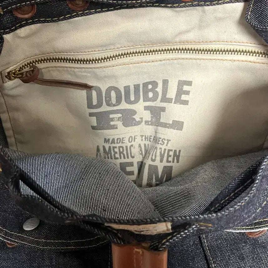 [BUNJANG] RRL Denim Rucksack Backpack / 더블알엘(RRL) 데님 럭색 백팩