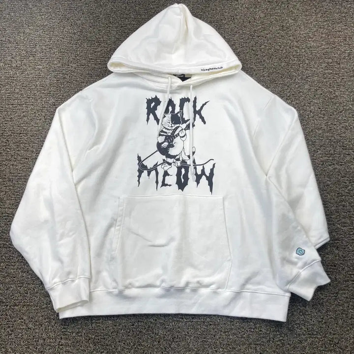 [BUNJANG] Nice Ghost Club White Hoodie / 나이스고스트클럽 화이트 후드티