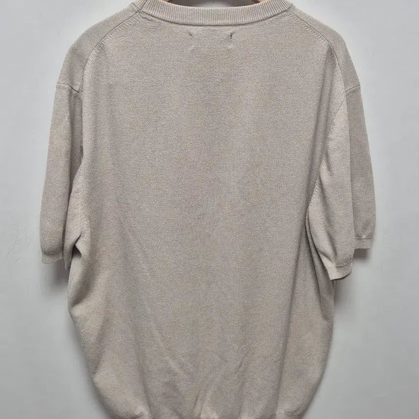 [BUNJANG] Yale Knit Short Sleeve T-Shirt L / (75) 예일 니트 반팔티셔츠