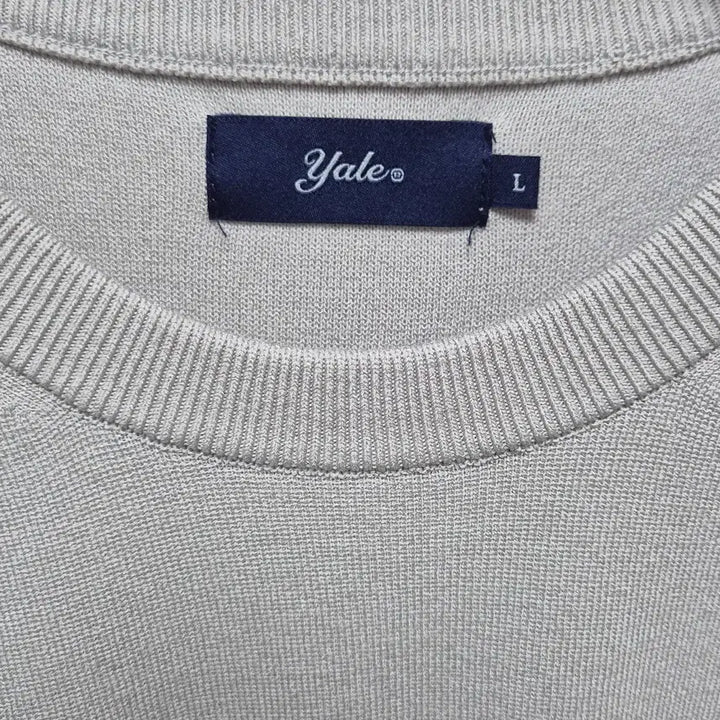 [BUNJANG] Yale Knit Short Sleeve T-Shirt L / (75) 예일 니트 반팔티셔츠