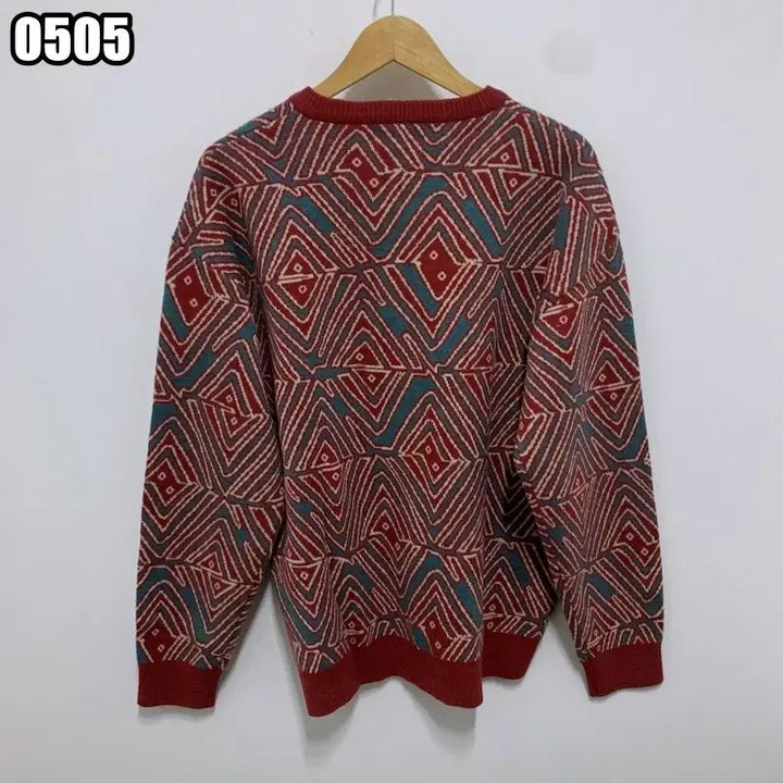 [BUNJANG] Thisisneverthat African Jacquard Knit Sweater / M 디스이즈네버댓 아프리칸 자카드 니트 스웨터