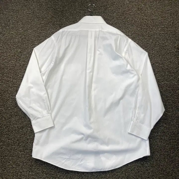 [BUNJANG] Brooks Brothers Embroidered Logo White Shirt / 브룩스브라더스 자수로고 화이트 셔츠