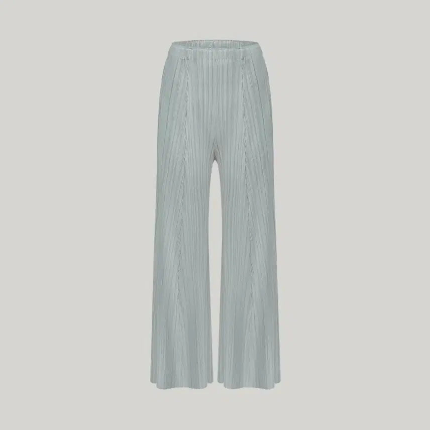 [SOLD OUT] 제이드몽 플리츠 글로우 풀와이드 밴딩팬츠 민트(기본기장)