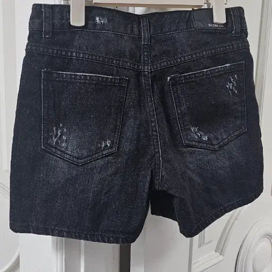 [BUNJANG] Black Denim Shorts / 블랙 데님 반바지 숏팬츠