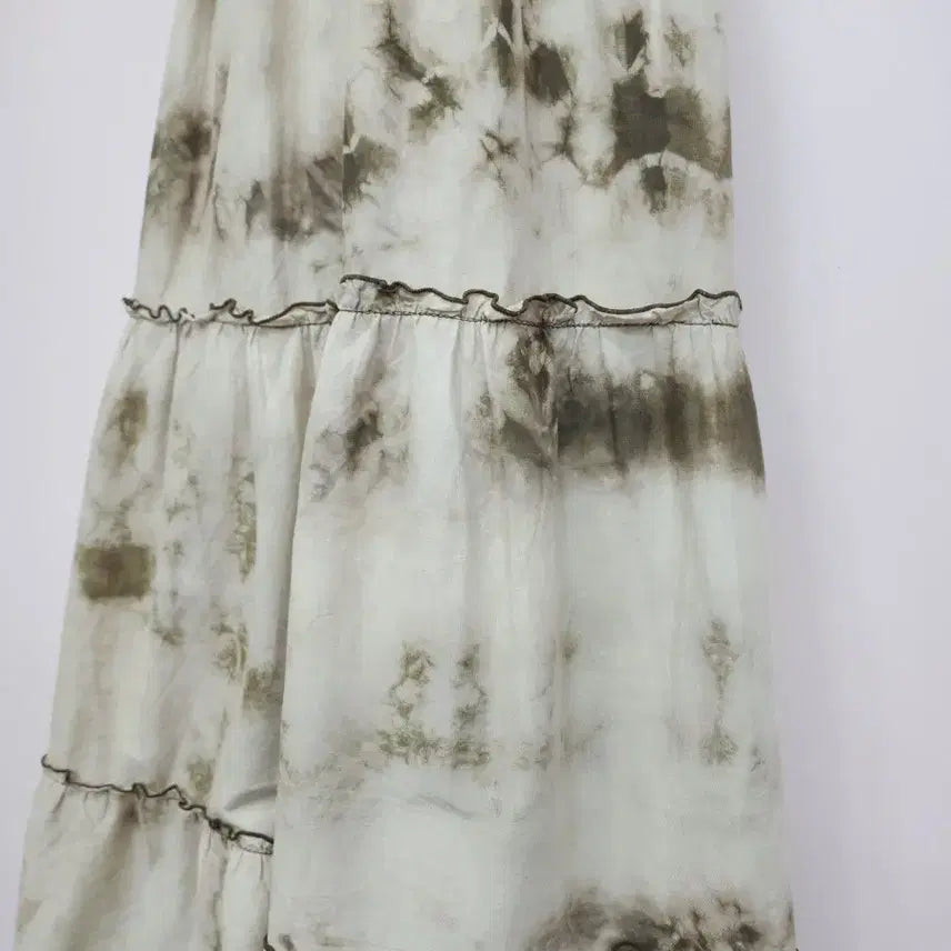[BUNJANG] Tie-Dye String Long Dress / 일본원피스 / 타이다이 끈 롱 원피스