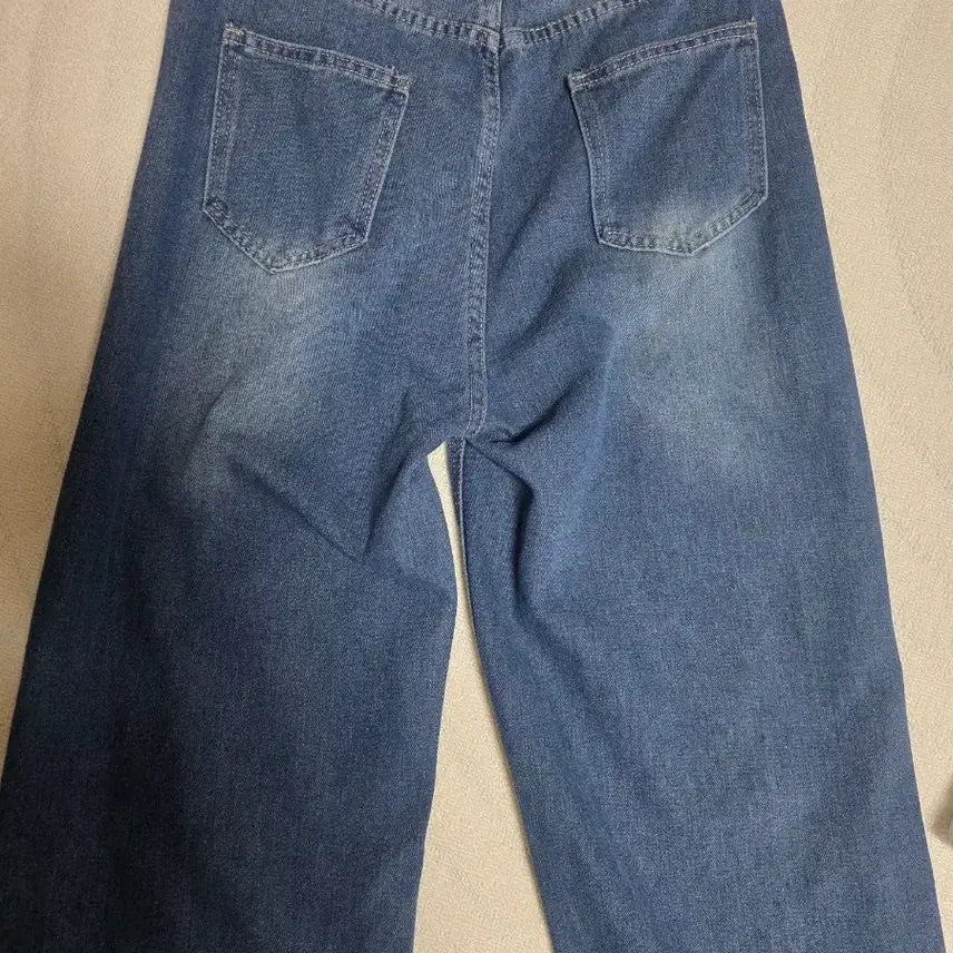 [BUNJANG] Denim Wide Pants XL / 데님 팬츠 XL