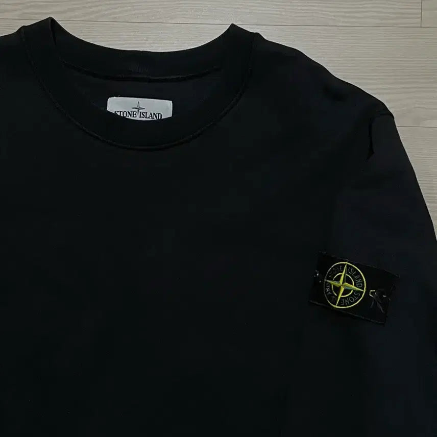 [BUNJANG] Stone Island Black Sweatshirt XL / [105] 스톤아일랜드 블랙 맨투맨 XL