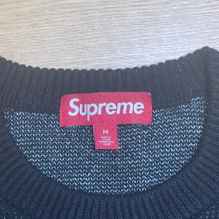 [BUNJANG] Supreme Puck Money Sweater Black M / 슈프림 퍽 머니 스웨터 블랙 m