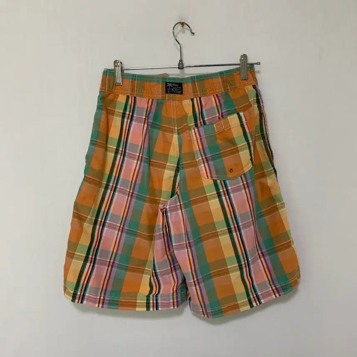 [BUNJANG] Polo Ralph Lauren Hawaiian Banding Check Shorts Unisex / 폴로 랄프로렌 하와이안 밴딩 체크 반바지 남녀공용