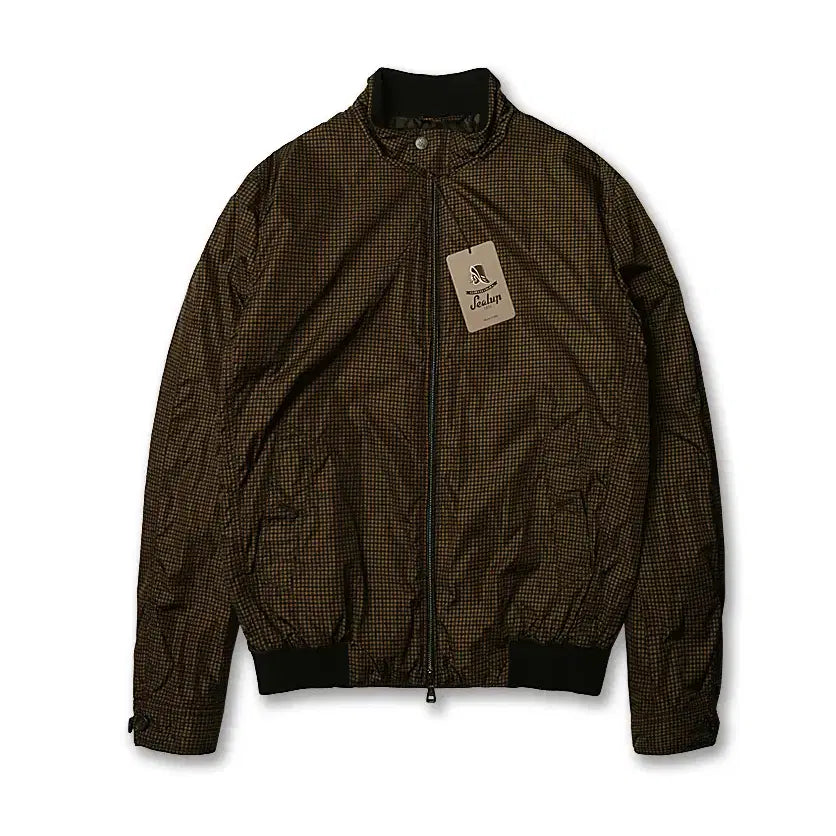 [BUNJANG] Sealup Houndstooth Check Polyamide 1935 Jumper Jacket / 씰업 [Sealup] 하운드투스 체크 폴리 1935 점퍼 자켓