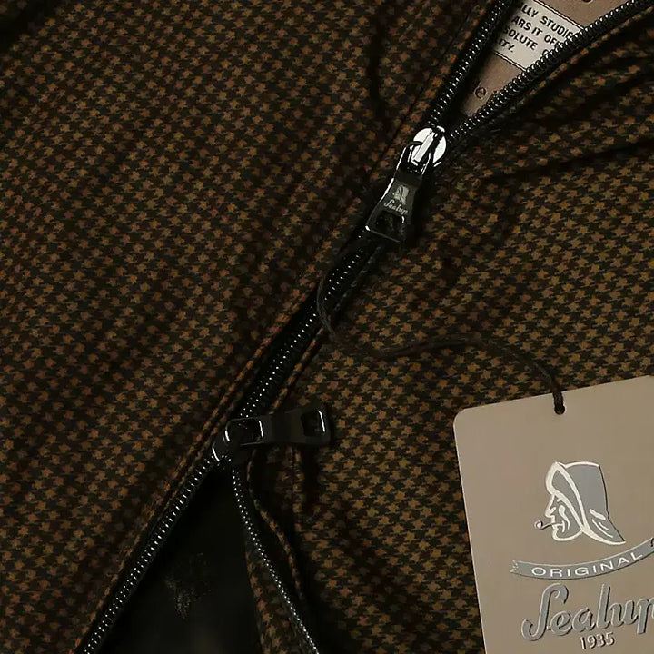 [BUNJANG] Sealup Houndstooth Check Polyamide 1935 Jumper Jacket / 씰업 [Sealup] 하운드투스 체크 폴리 1935 점퍼 자켓