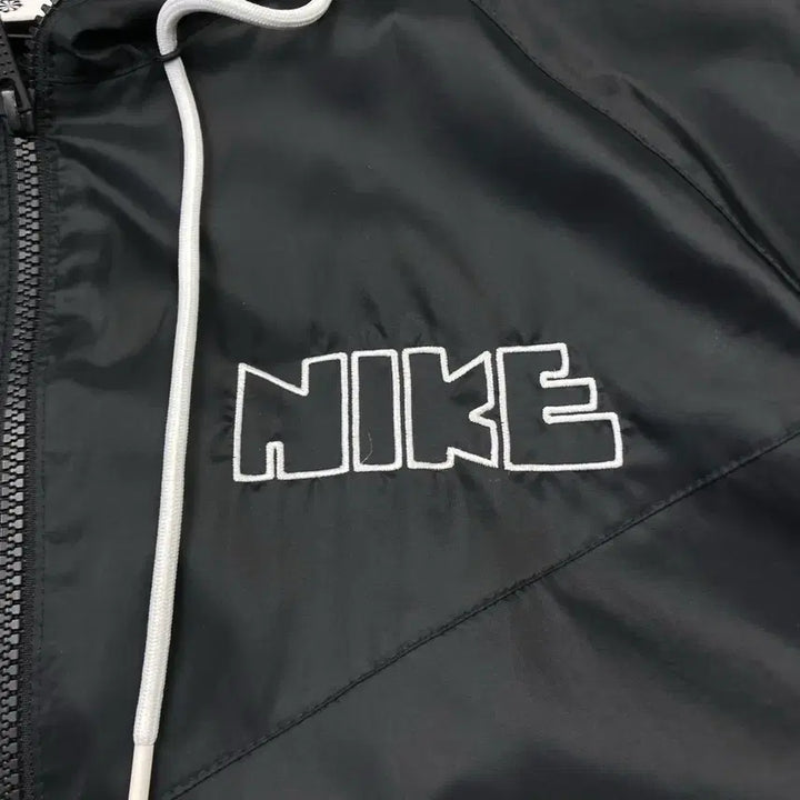 [BUNJANG] Nike New Big Logo Black Windbreaker Jacket / 나이키 신형 빅로고 블랙 바람막이 자켓