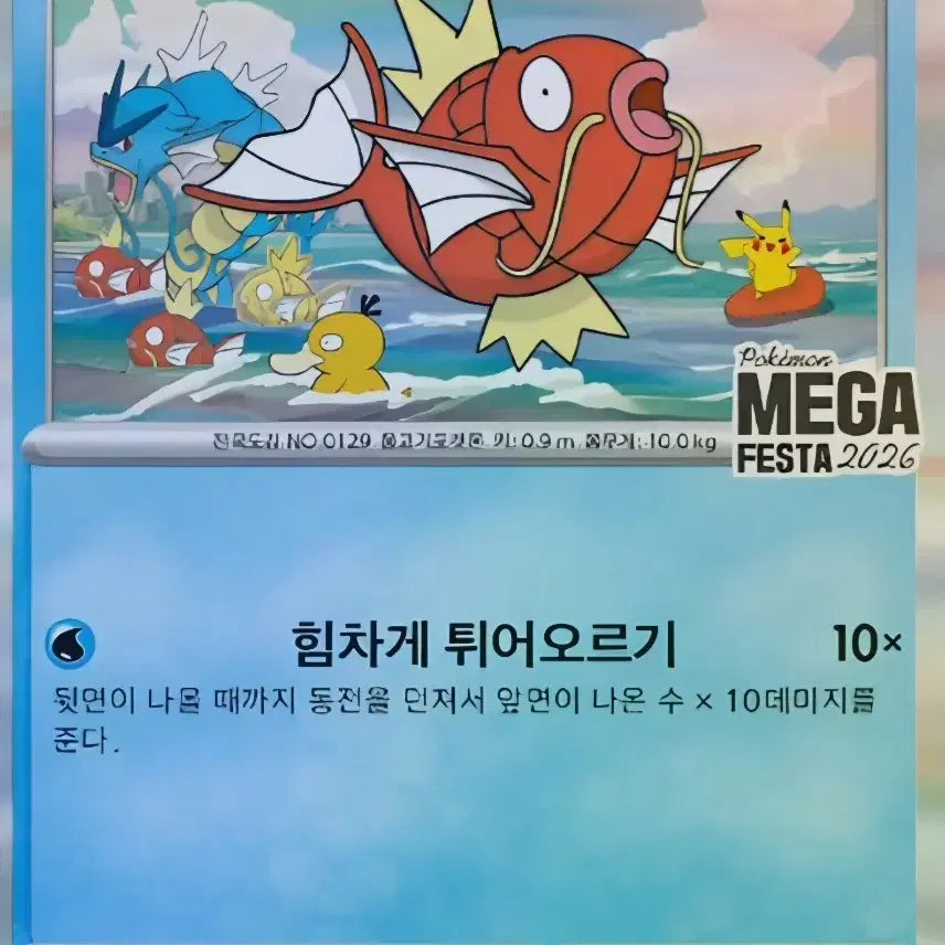 [BUNJANG] Magikarp Collectible Card / 성수 메가페스타 잉어킹 카드
