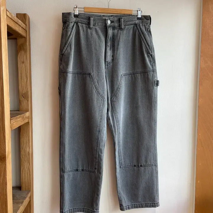 [BUNJANG] Journal Standard Relaxed Work Pants (Grey, Cotton) / 저널스탠다드 리륨 워크 팬츠