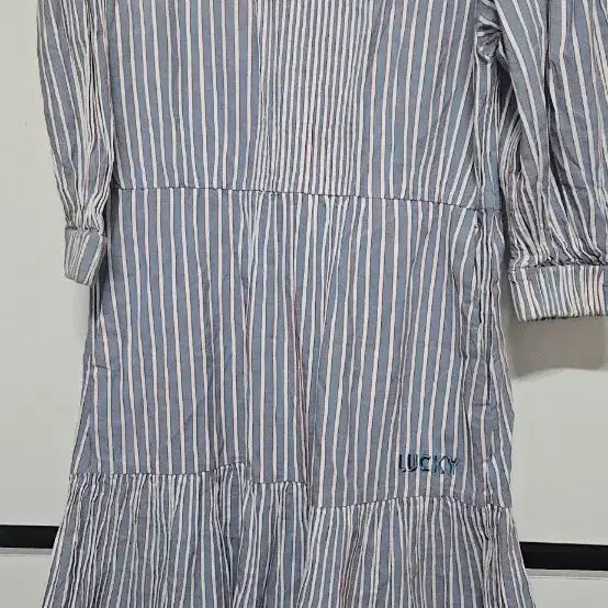 [BUNJANG] Lucky Chouette Striped Cotton Dress / 럭키슈에트 스트라이프 면 원피스