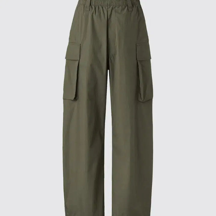 [BUNJANG] Uniqlo U Wide Fit Cargo Pants (M, Dark Green) / 유니클로 U 와이드핏 카고 팬츠 M