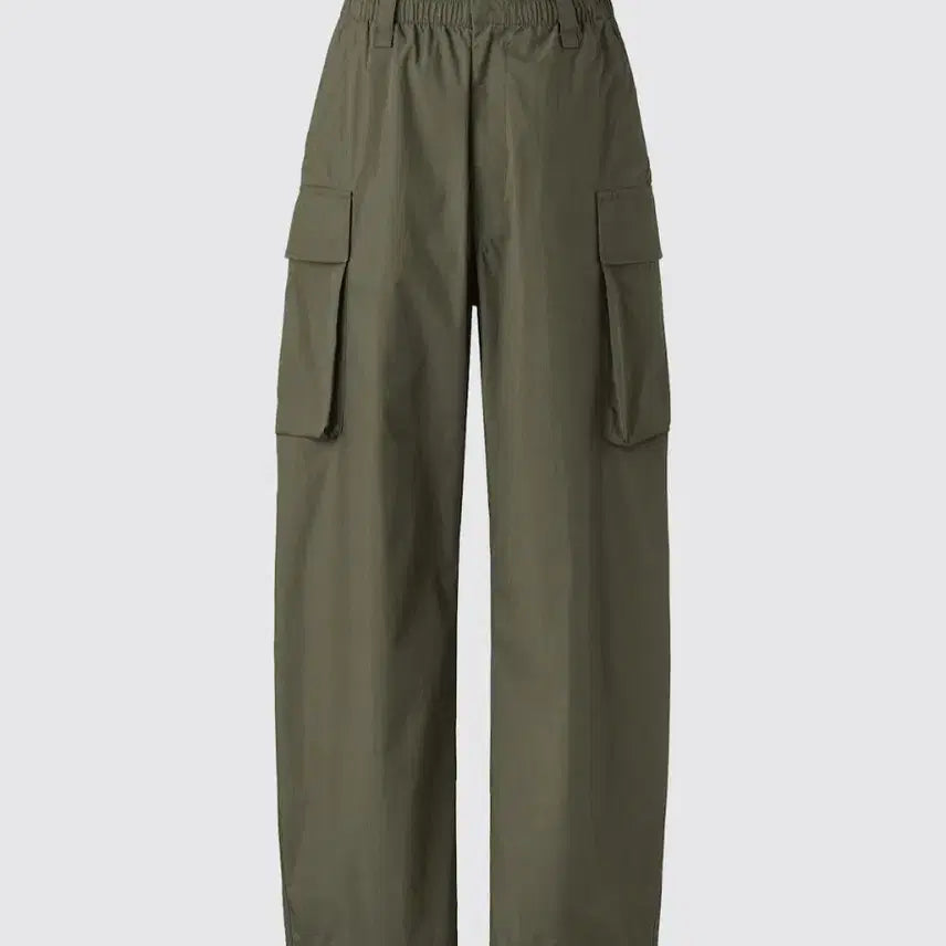 [BUNJANG] Uniqlo U Wide Fit Cargo Pants (M, Dark Green) / 유니클로 U 와이드핏 카고 팬츠 M