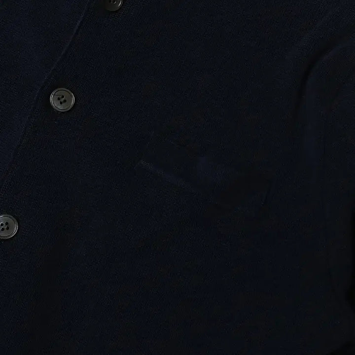 [BUNJANG] Zanone Navy Cotton Knit A1 Jacket / 자노네 [Zanone] 네이비 코튼 니트 이태리 A1 자켓