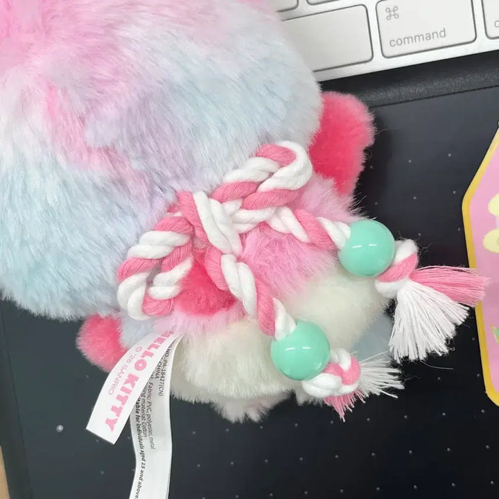 [BUNJANG] Sanrio Pochacco Blessing Kitty Kibou Keyring Plush Doll / 산리오 야옹이 축복 키티 키부부 키링 인형