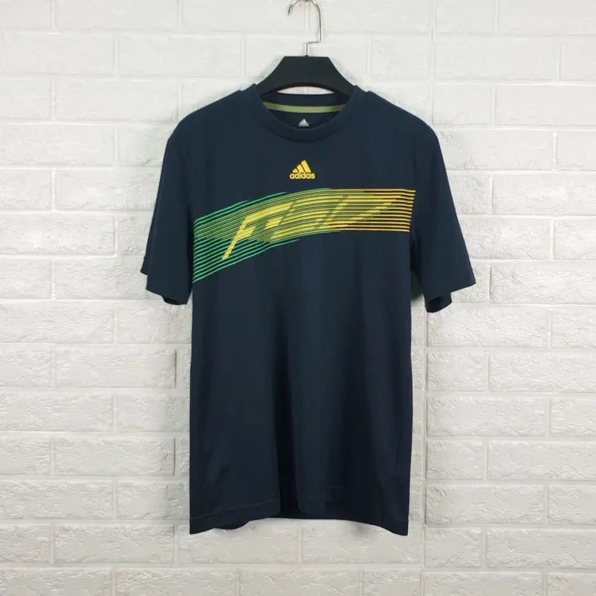 [BUNJANG] Adidas Functional Short Sleeve T-Shirt (Green, Size 95) / [95]아디다스 기능성 반팔티