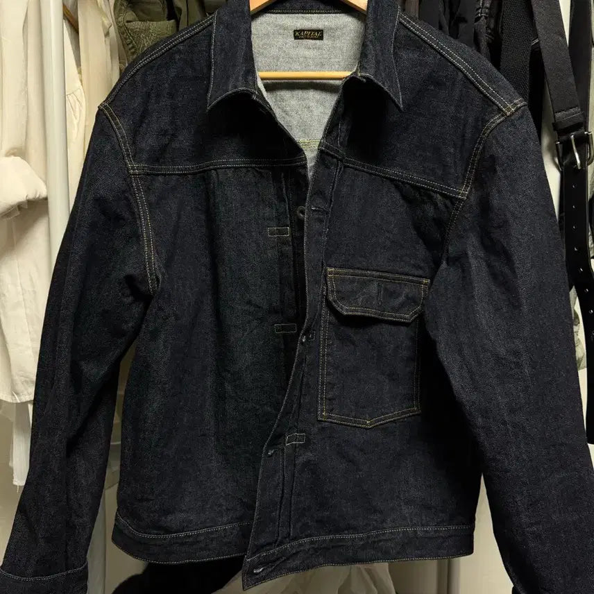 [BUNJANG] Kapital 1st One Wash Denim Jacket Indigo / 캐피탈 14온즈 데님 1ST 원 워시 자켓 인디고(5사이즈)