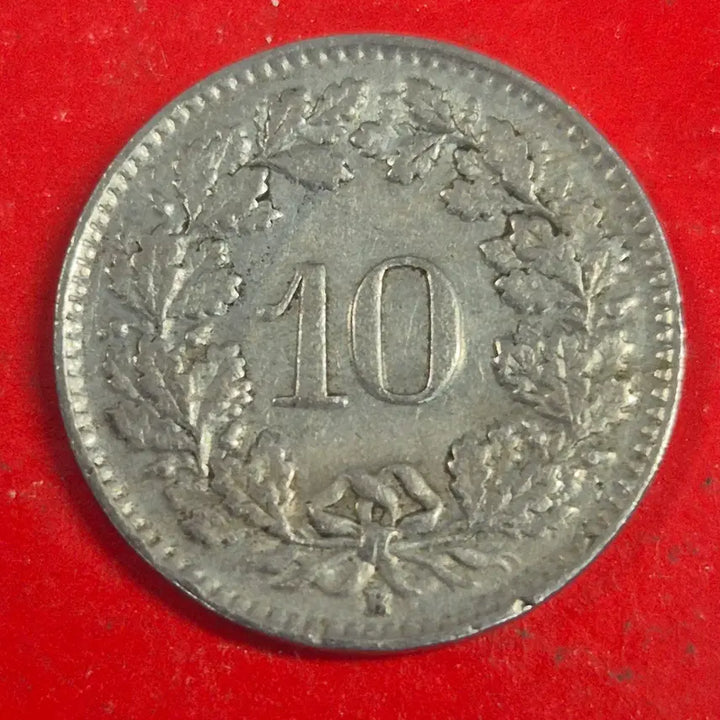[BUNJANG] 1949 Swiss 10 Rappen Coin / 1949 스위스 10라펜 동전 M2481
