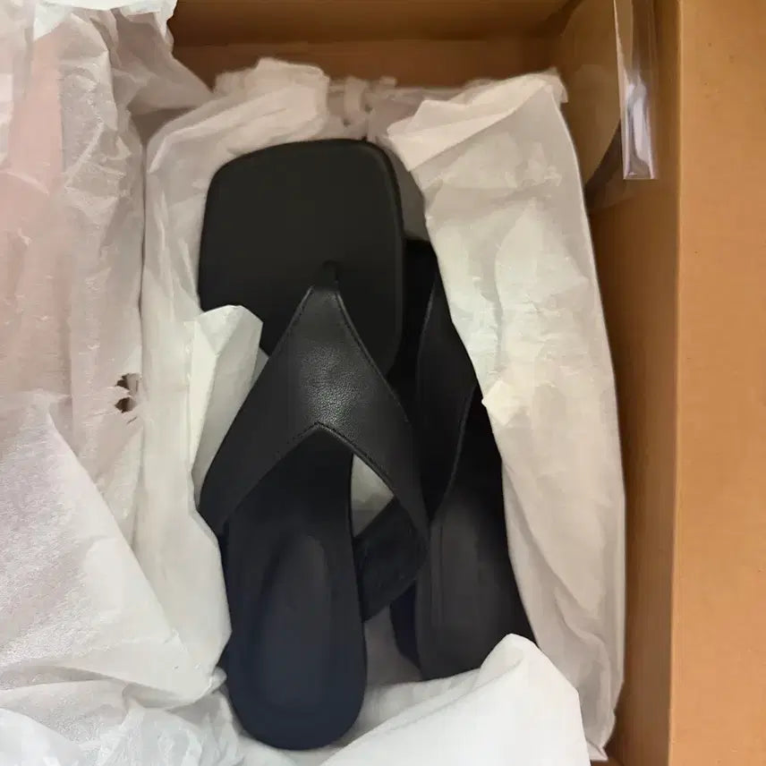 [BUNJANG] LilyShu Port Flip Flop Black / 릴리슈 port filp flop 230 블랙