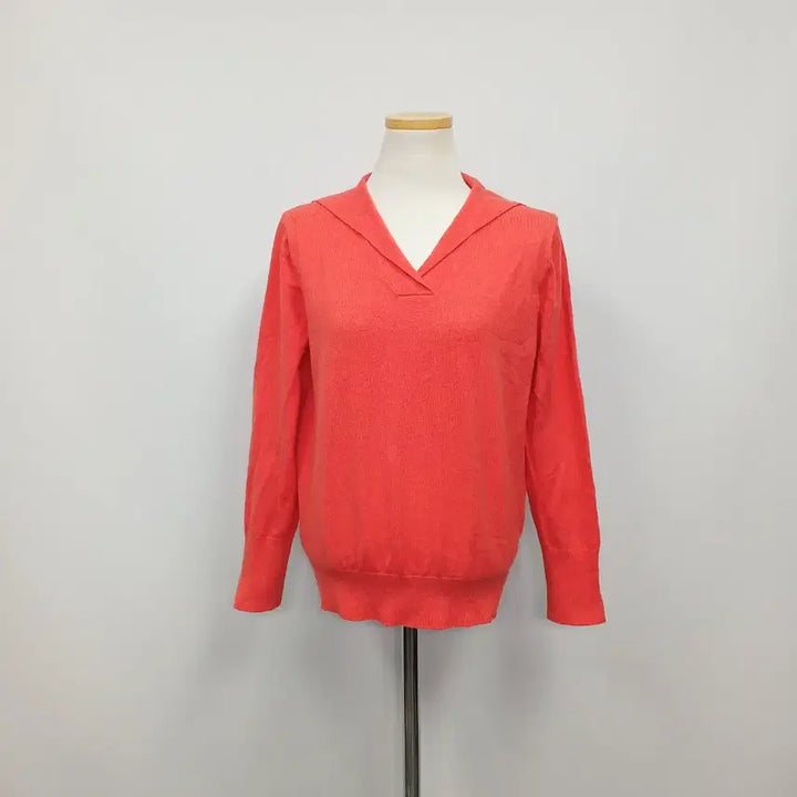 [BUNJANG] The Edge 21SS Long Sleeve Collar Knit T-Shirt Size 55 / 더엣지 21SS 긴팔 카라 니트 티셔츠 55