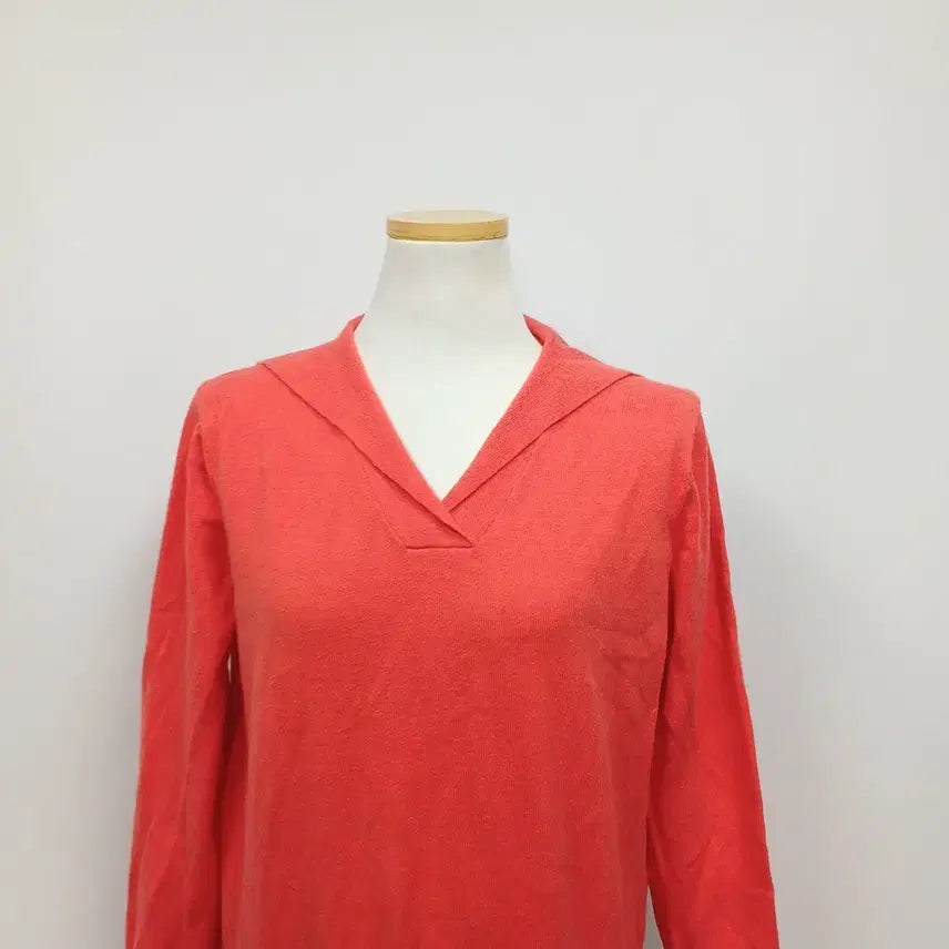 [BUNJANG] The Edge 21SS Long Sleeve Collar Knit T-Shirt Size 55 / 더엣지 21SS 긴팔 카라 니트 티셔츠 55
