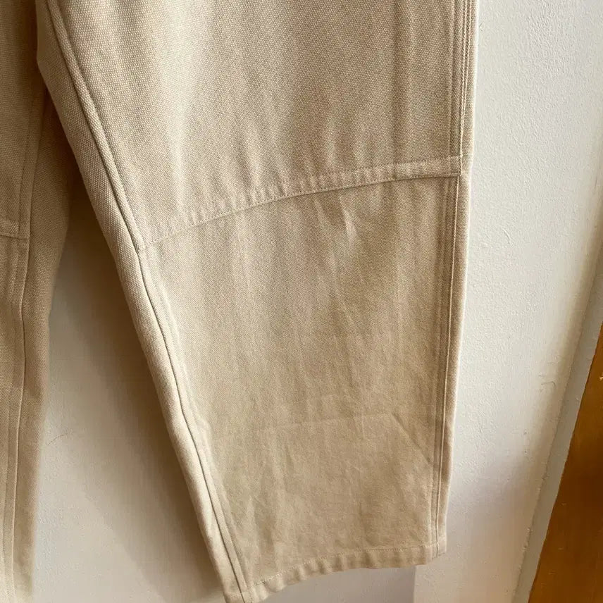 [BUNJANG] MAATEE &amp; SONS Double Knee Pants Ivory Cotton / 마티엔선즈 더블니 팬츠