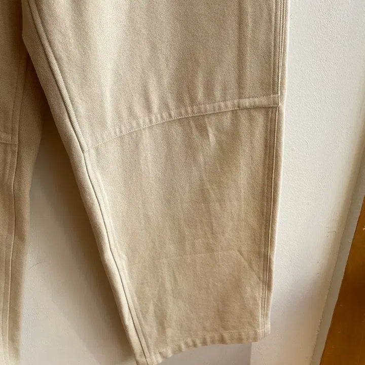 [BUNJANG] MAATEE &amp; SONS Double Knee Pants Ivory Cotton / 마티엔선즈 더블니 팬츠