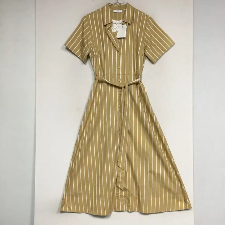 [BUNJANG] SANDRO Striped Shirt Dress / 새상품 SANDRO 산드로 스트라이프 셔츠 원피스 34