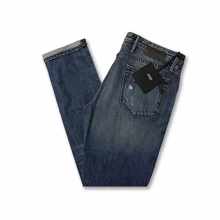 [BUNJANG] PT05 Destroyed Swing New Superslim Fit Denim Pants / 피티제로친퀘 [PT05] 디스트로이드 스윙 뉴 슬림핏 데님