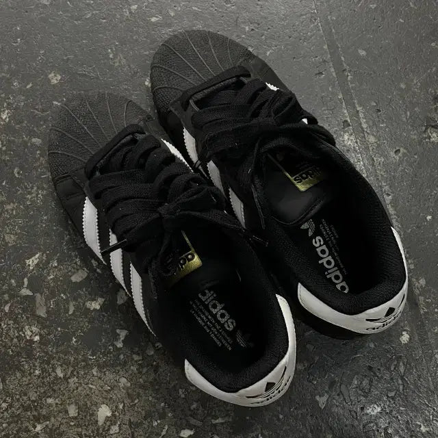 [BUNJANG] Adidas Superstar Track Jacket Black Vintage / 245 아디다스 슈퍼스타 블랙
